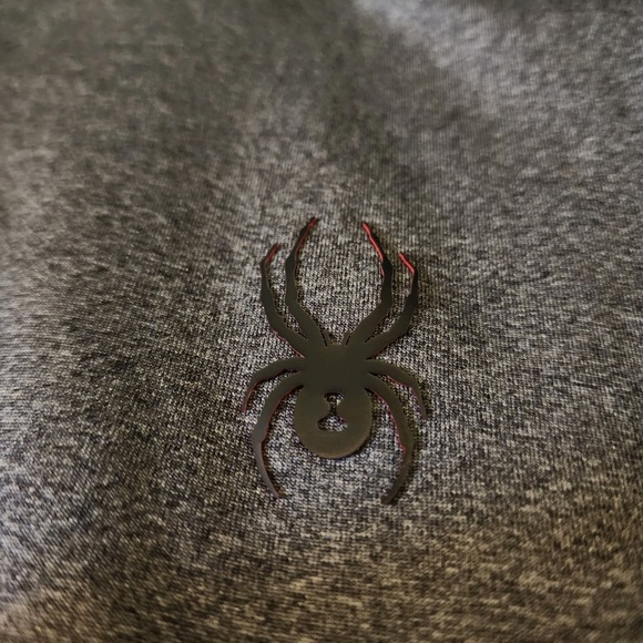 Spyder 1/4 Zip LS Tech Color Blocked Stretch Quick Dry Active Top - Picture 7 of 9